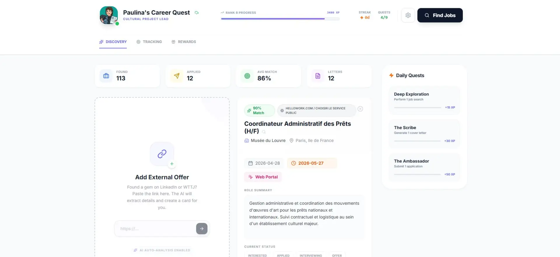 Career's Quest 1